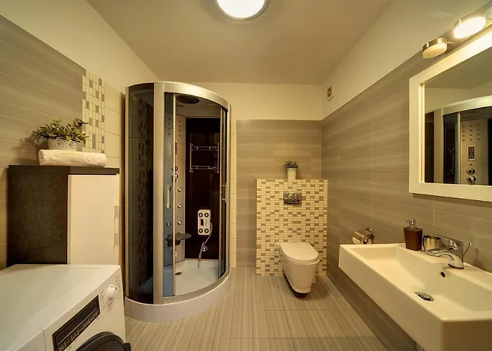 아파트 Nowoczesne Sun Seasons 24 W Karpaczu Z Parkingiem By Renters 카르파츠